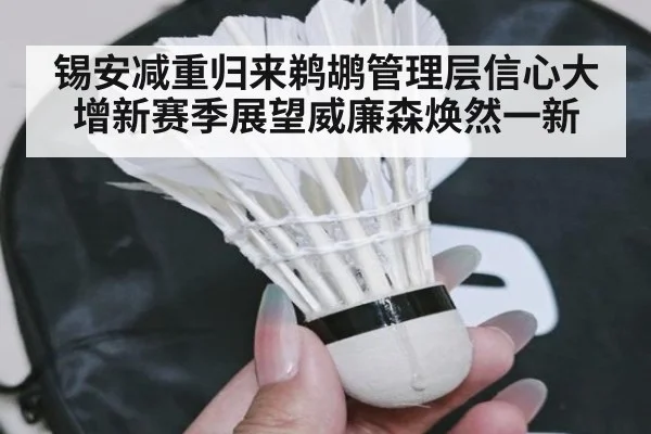 锡安减重归来鹈鹕管理层信心大增新赛季展望威廉森焕然一新